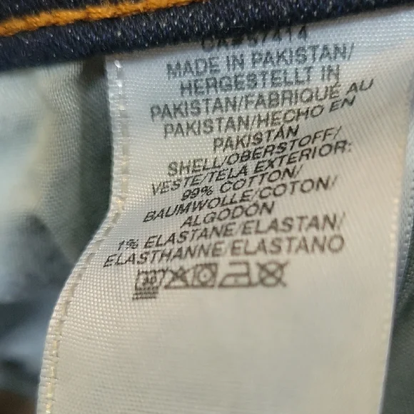 True Religion Ricky Flap Pocket Blue Relaxed Straight Jeans Classic Style Straight